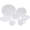 Nikita 28pc White 1300° Durable Porcelain Dinnerware Set