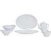 Nikita 7pc White 1300° Durable Porcelain Serving Set