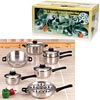 Maxam 17pc 9-Element Surgical Stainless Steel Steam Control Cookware